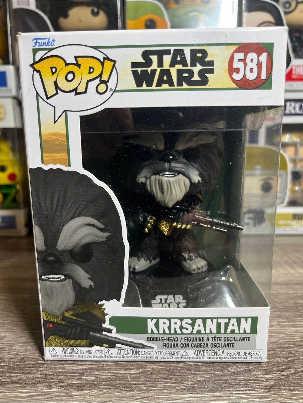 Funko Pop! Star Wars Krrsantan Vinyl Figure - Brown, Black, Gold
